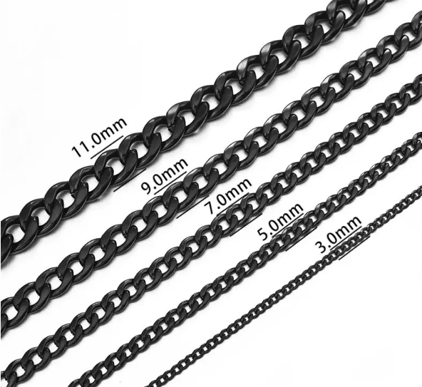 black chains